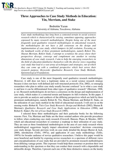 stake qualitative case studies pdf|(PDF) Three Approaches to Case Study Methods in.